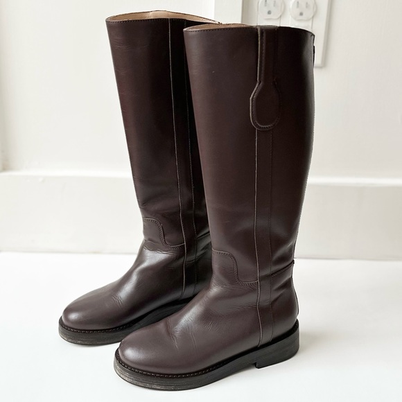 J. Crew Shoes - J CREW brown leather Berkeley riding boots